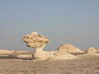 Farafra. Desierto Blanco. Formación natural.